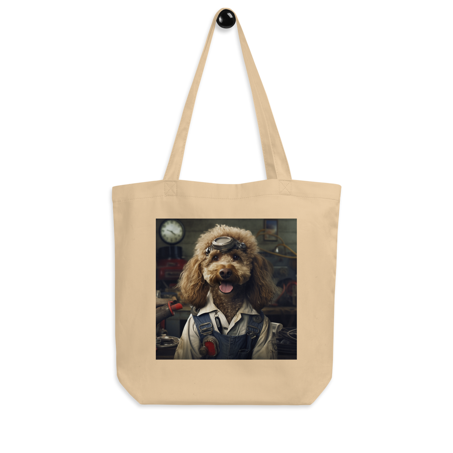 Poodle AutoMechanic Eco Tote Bag