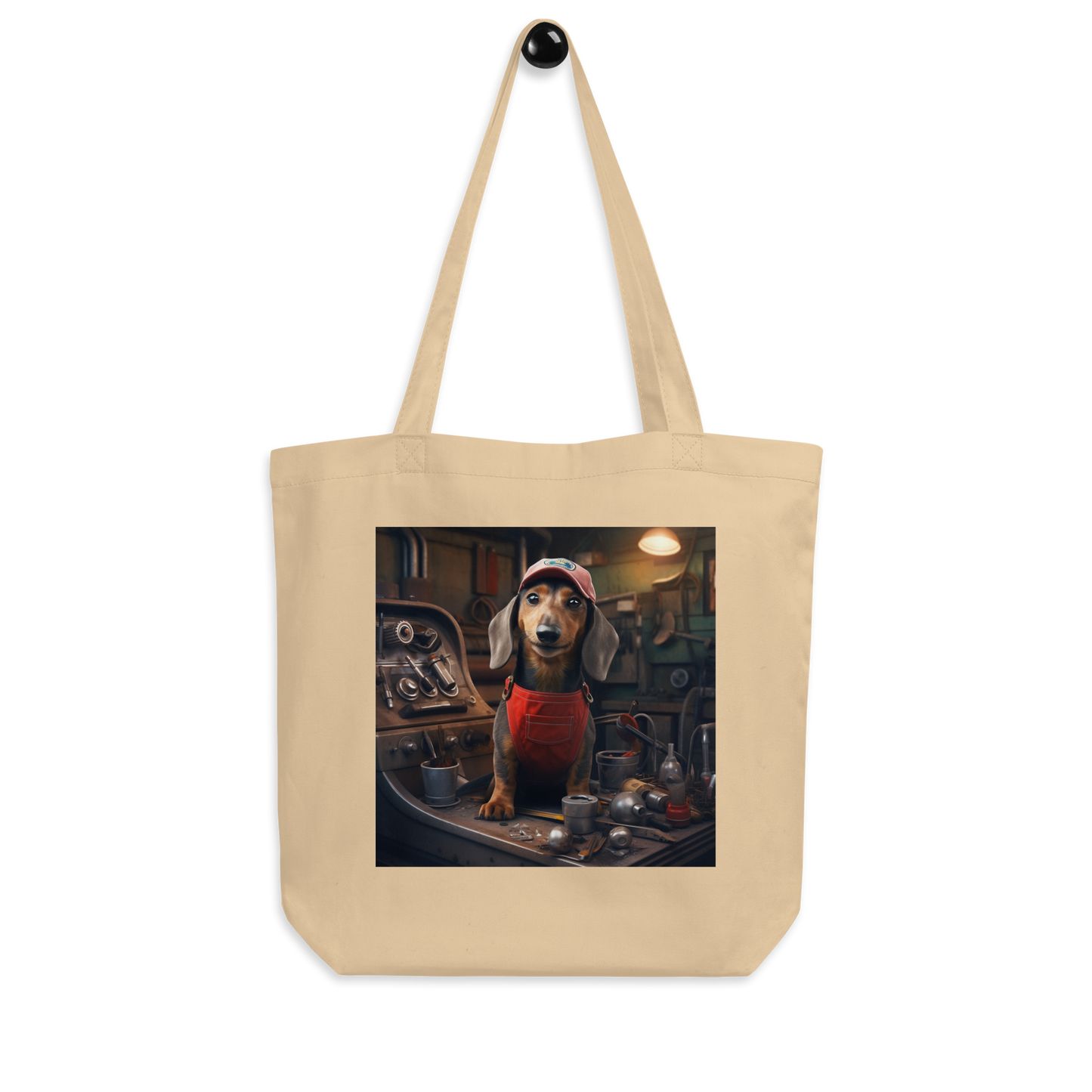 Dachshund AutoMechanic Eco Tote Bag