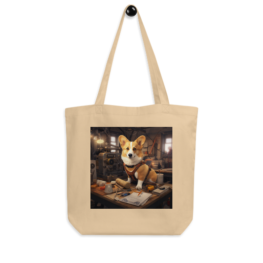 Pembroke Welsh Corgi AutoMechanic Eco Tote Bag