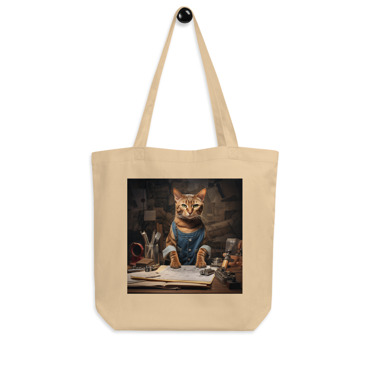 Domestic Shorthair AutoMechanic Eco Tote Bag