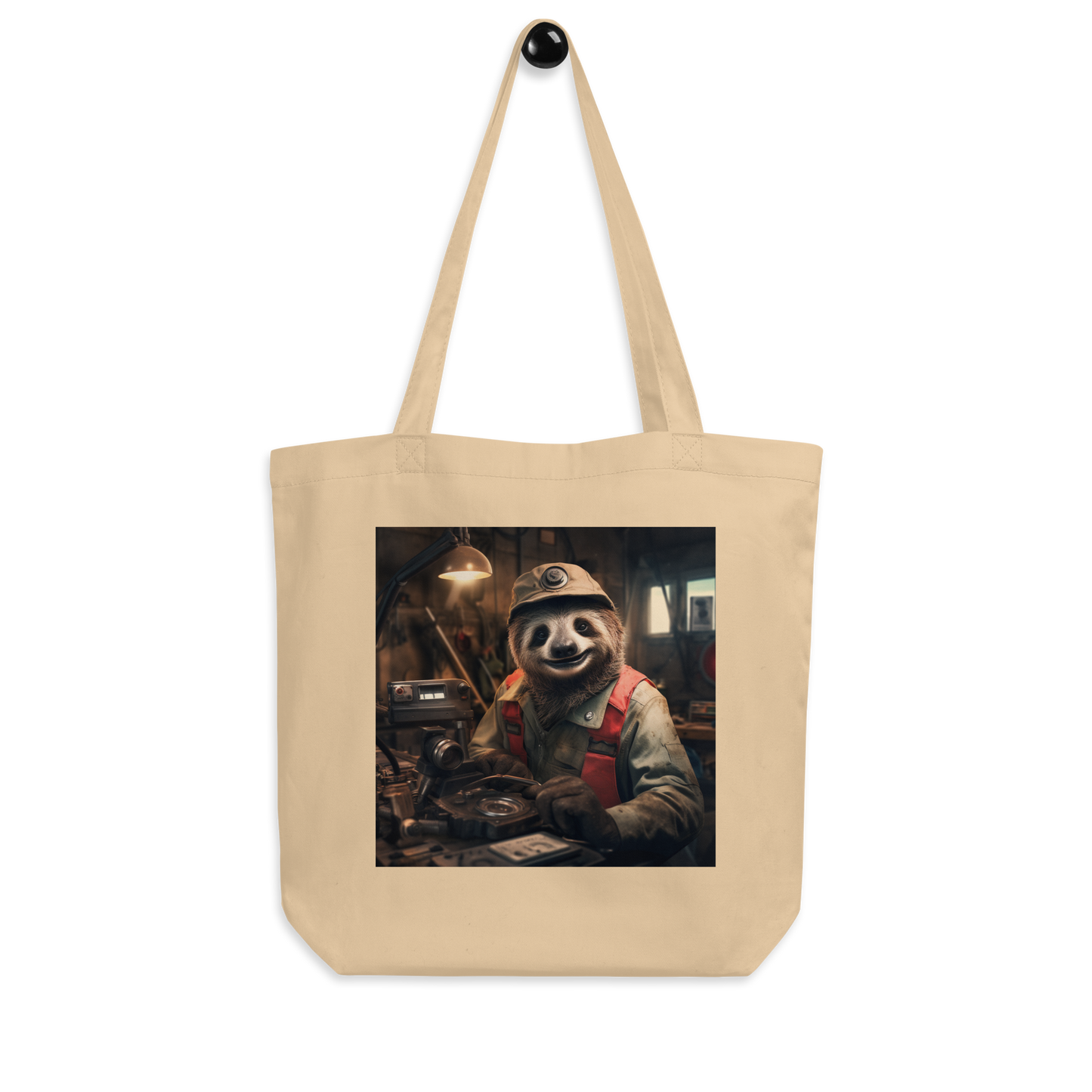 Sloth AutoMechanic Eco Tote Bag