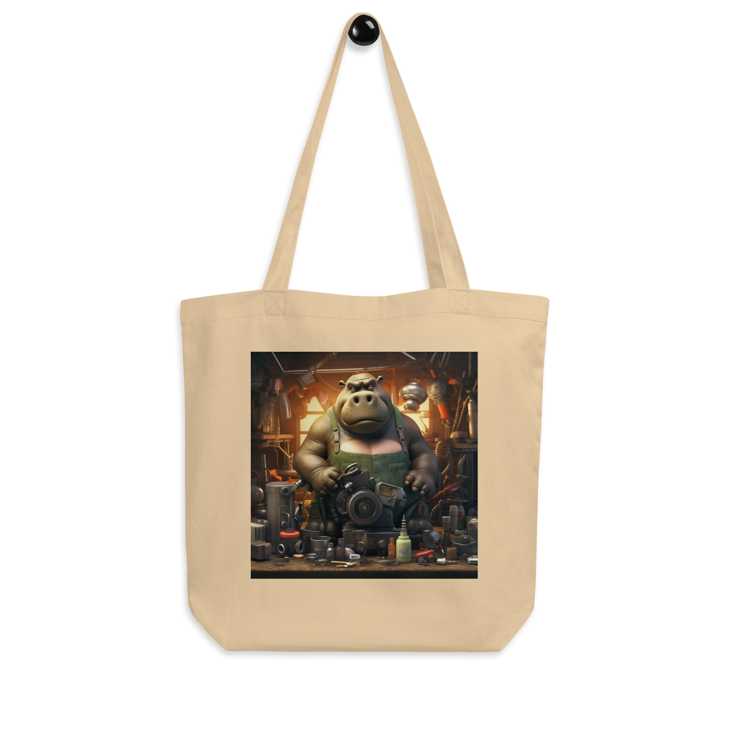 Hippo AutoMechanic Eco Tote Bag