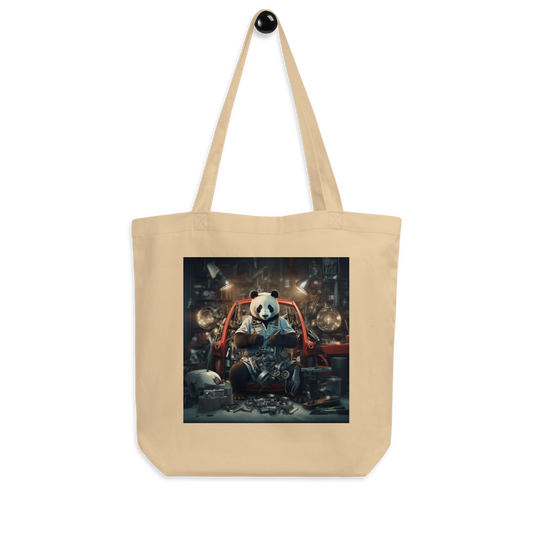 Panda AutoMechanic Eco Tote Bag