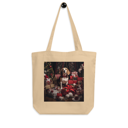 Beagle Christmas Eco Tote Bag