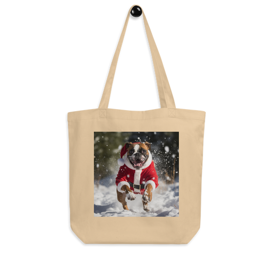 Boxer Christmas Eco Tote Bag