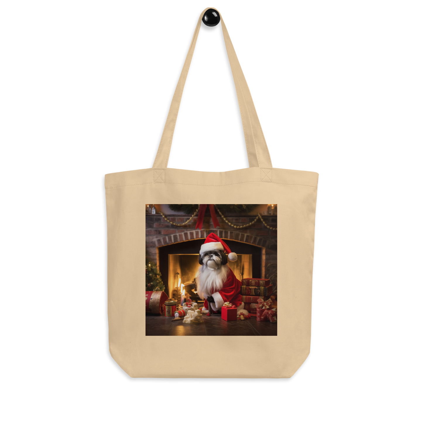 Shih Tzu Christmas Eco Tote Bag