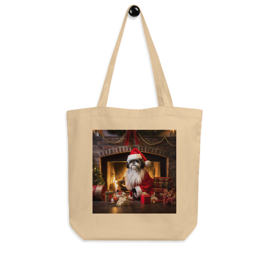 Shih Tzu Christmas Eco Tote Bag
