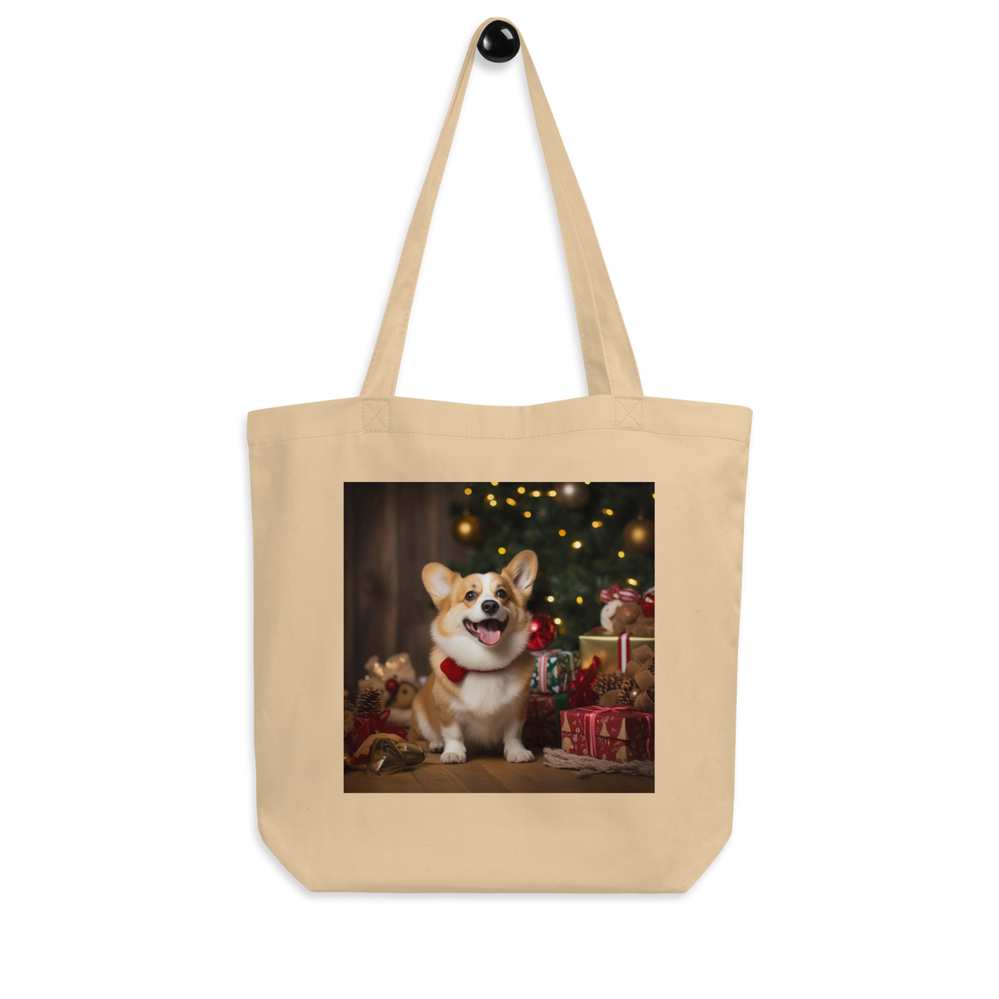 Pembroke Welsh Corgi Christmas Eco Tote Bag