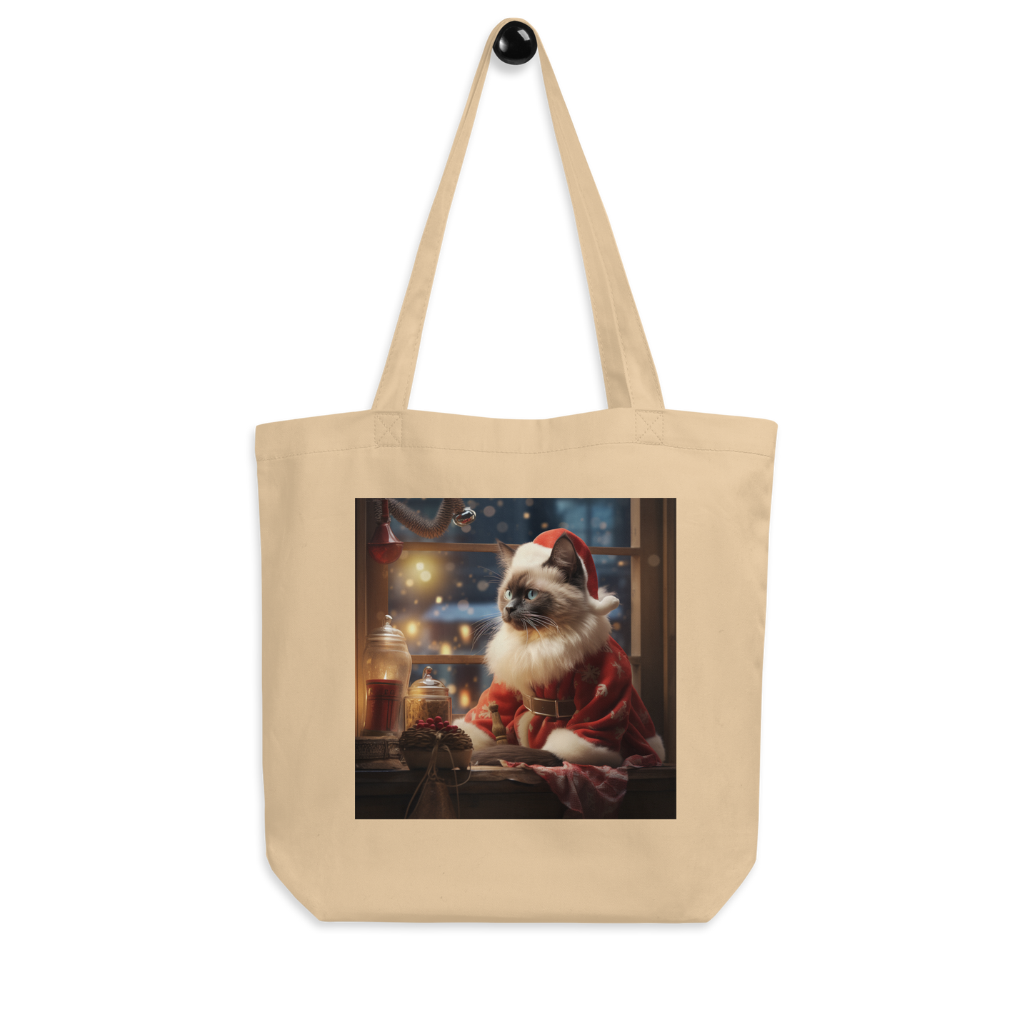 Siamese Christmas Eco Tote Bag