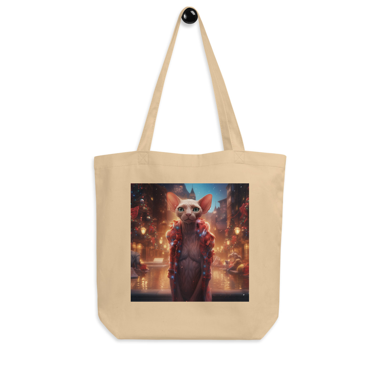 Sphynx Christmas Eco Tote Bag