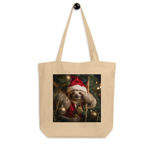 Sloth Christmas Eco Tote Bag