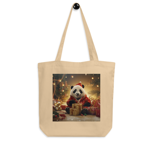 Panda Christmas Eco Tote Bag