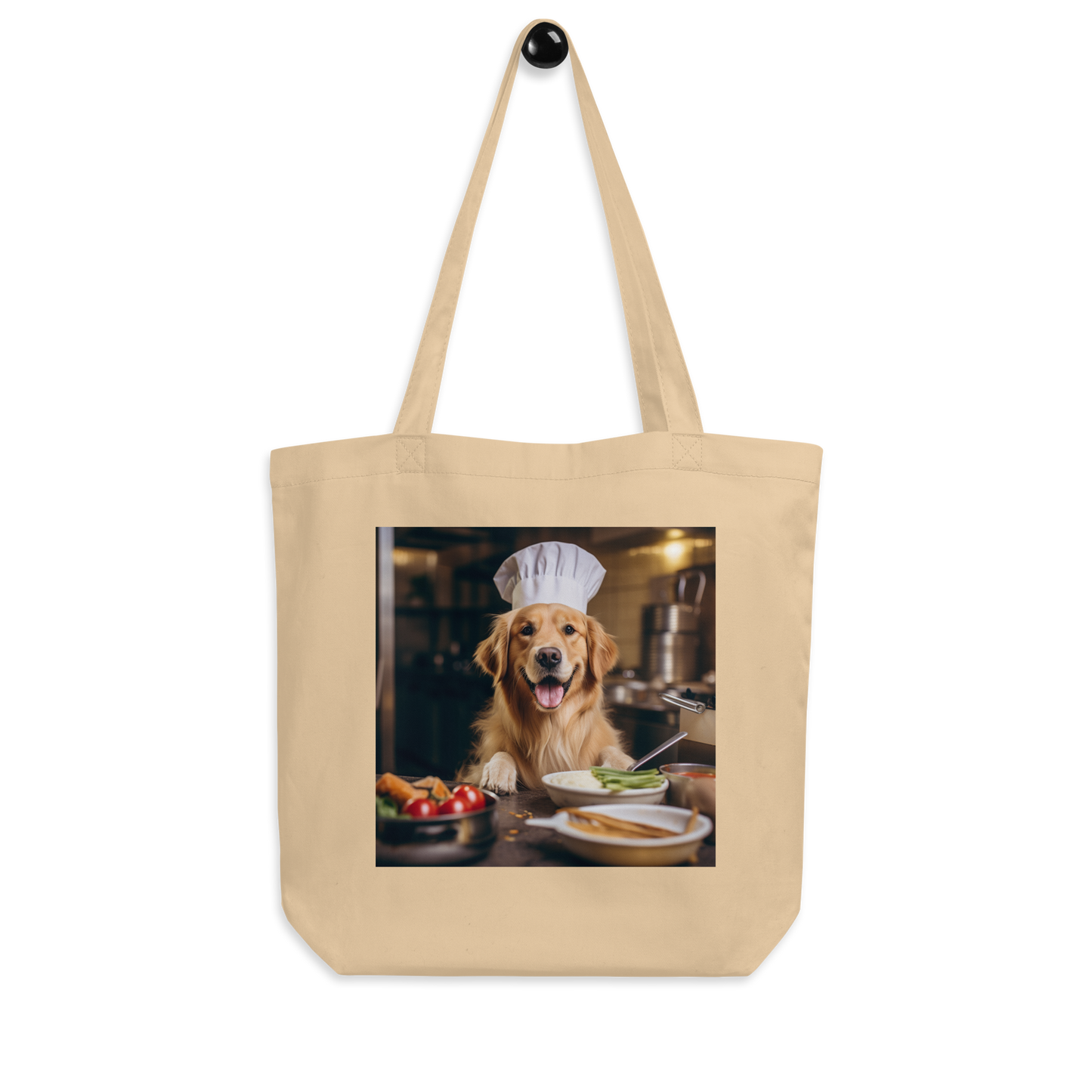 Golden Retriever Chef Eco Tote Bag