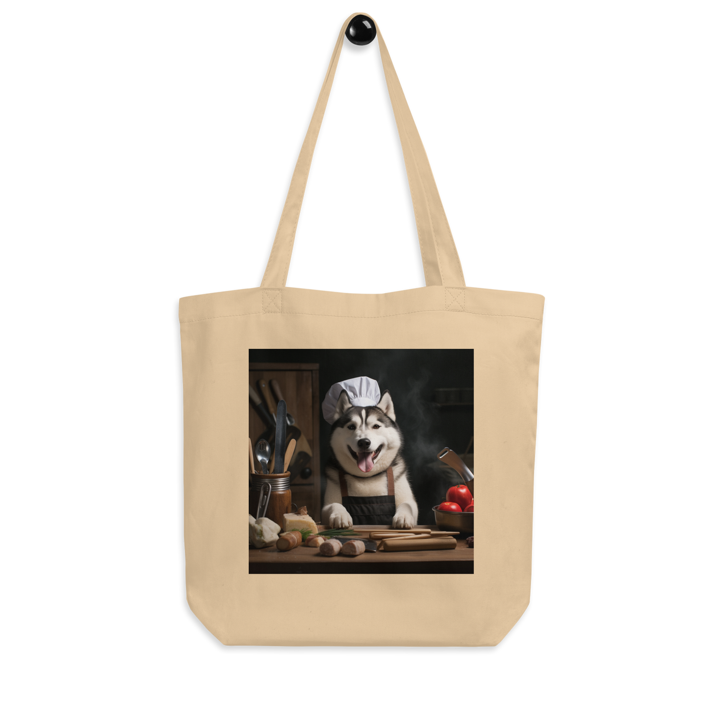 Siberian Husky Chef Eco Tote Bag