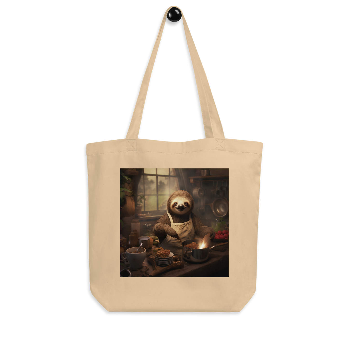 Sloth Chef Eco Tote Bag