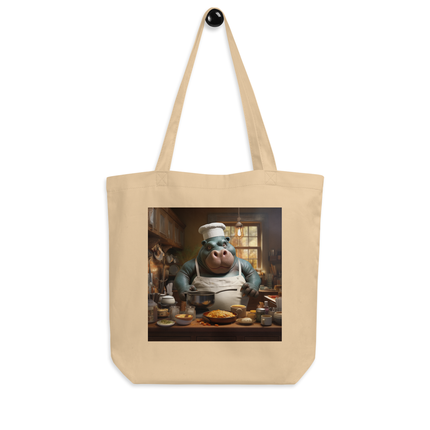 Hippo Chef Eco Tote Bag