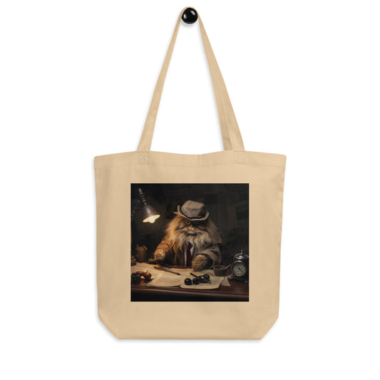 Maine Coon Detective Eco Tote Bag