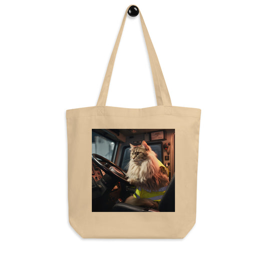 Maine Coon Bus Driver Eco Tote Bag