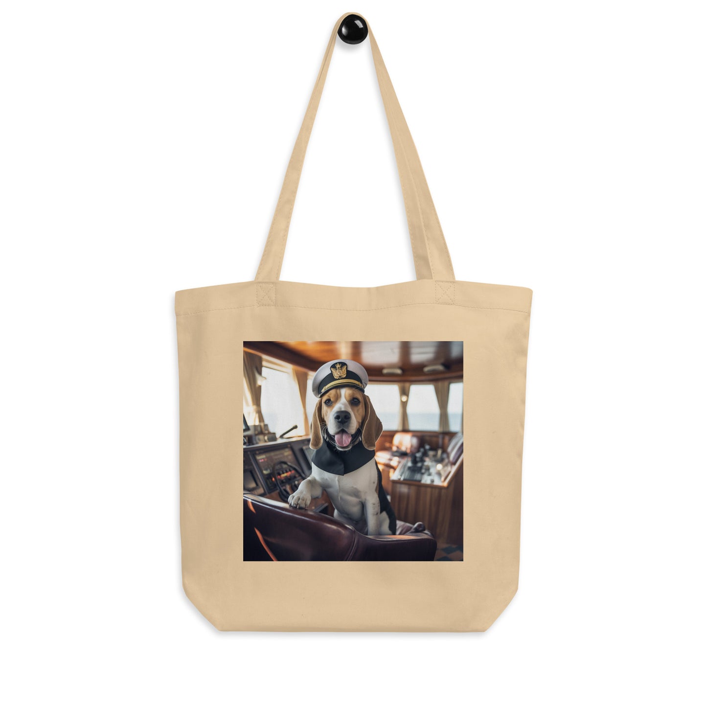 Beagle Navyofficer Eco Tote Bag