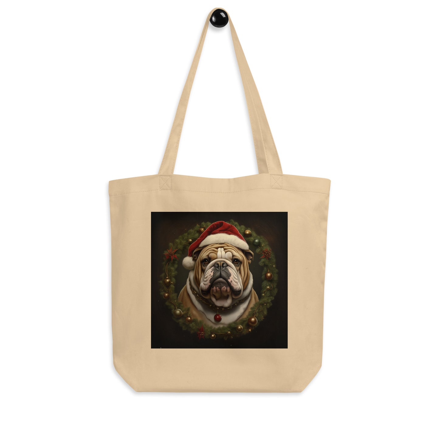 Bulldog Christmas Eco Tote Bag