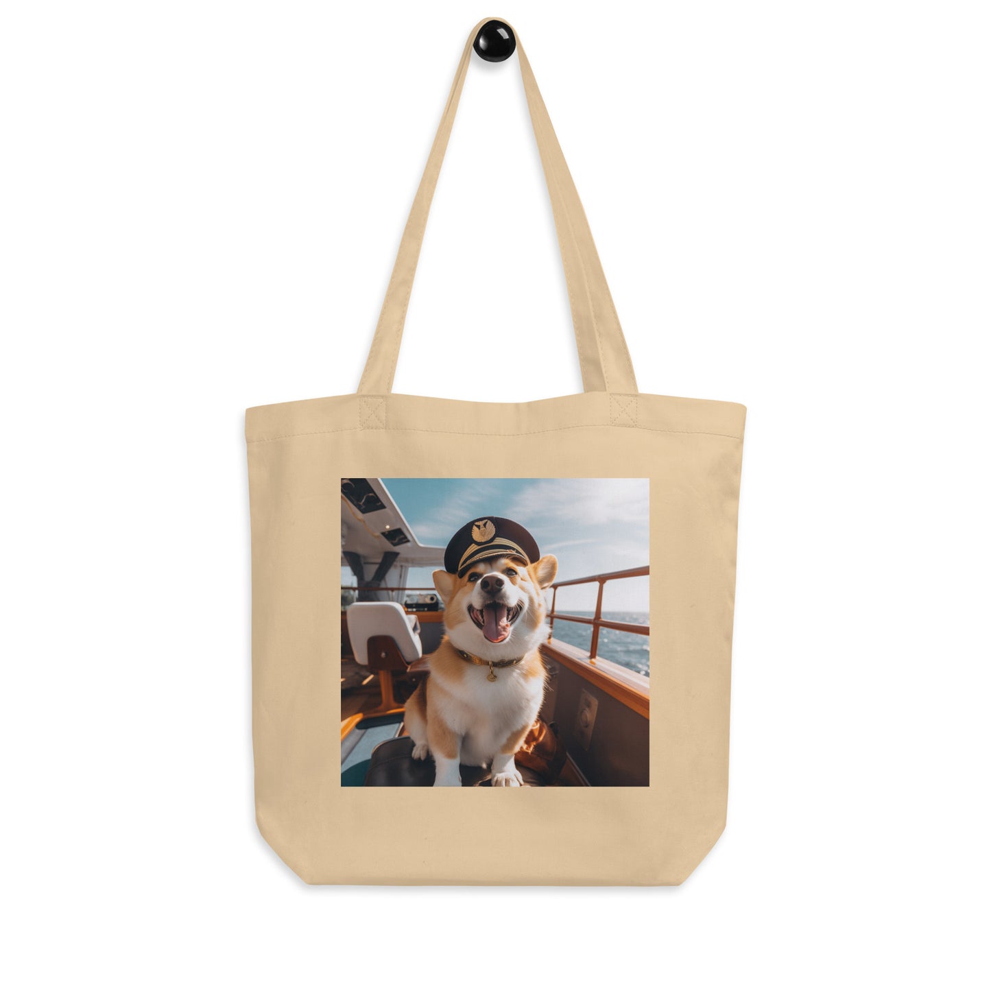 Pembroke Welsh corgi CruiseShipCaptain Eco Tote Bag