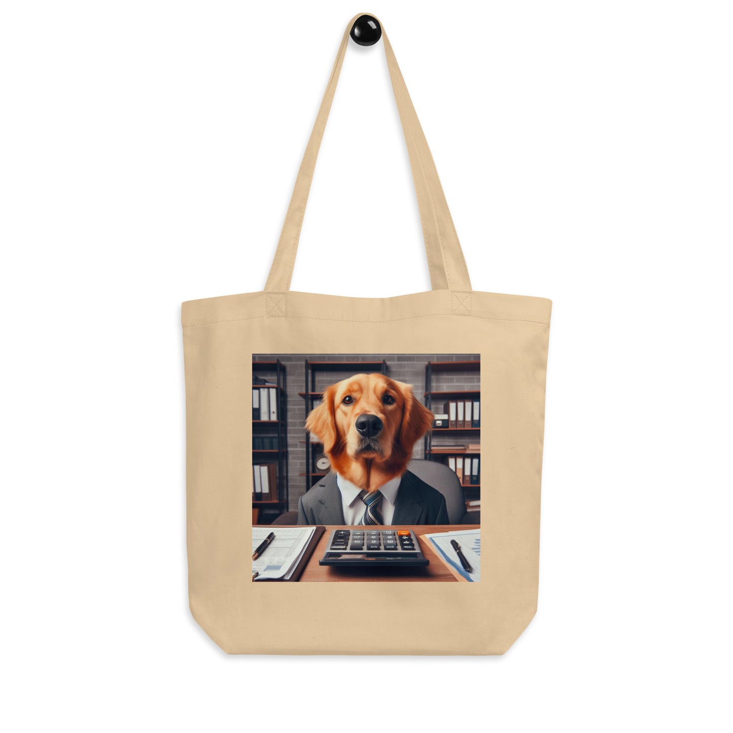 Golden Retriever Accountant Eco Tote Bag