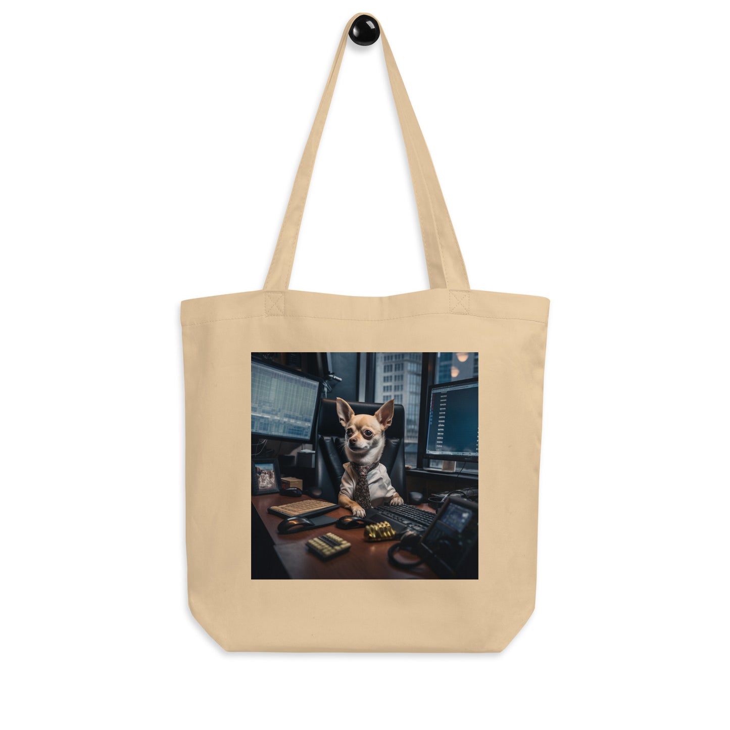 Chihuahua Stock Trader Eco Tote Bag