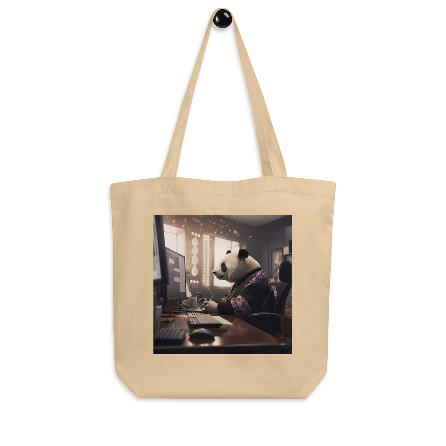 Panda Stock Trader Eco Tote Bag