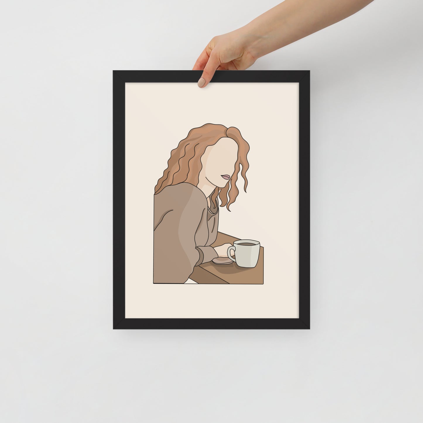 A Soft Pause-Color Illustration