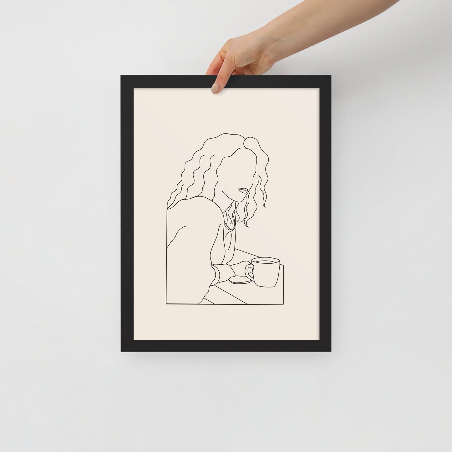 A Soft Pause - Line Art