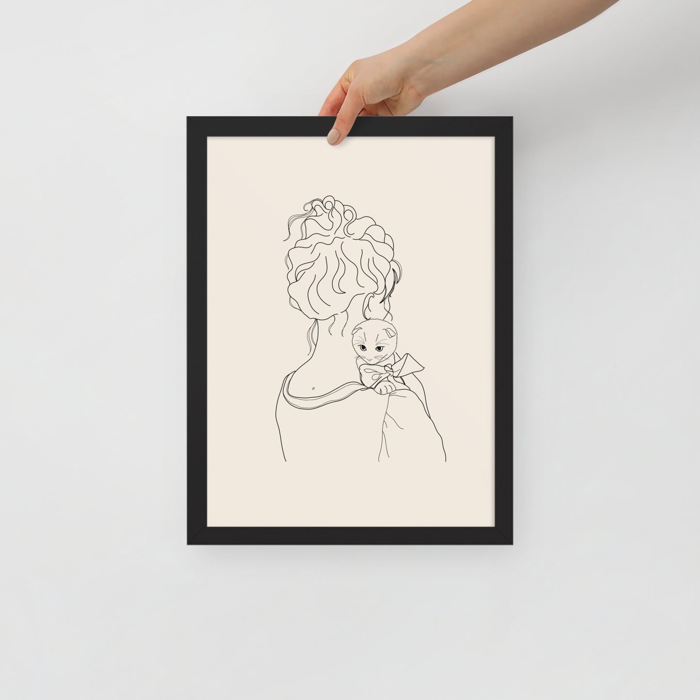 A Quiet Companion - Line Art