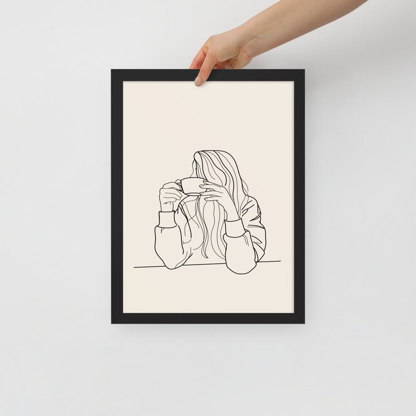 A Cup of Calm - Line Art