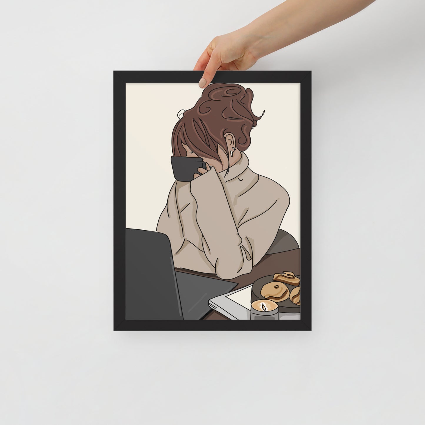 Slow Morning Ritual - Color Illustration