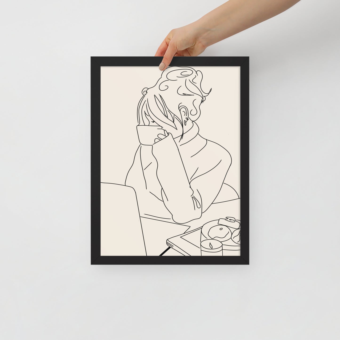 Slow Morning Ritual - Line Art