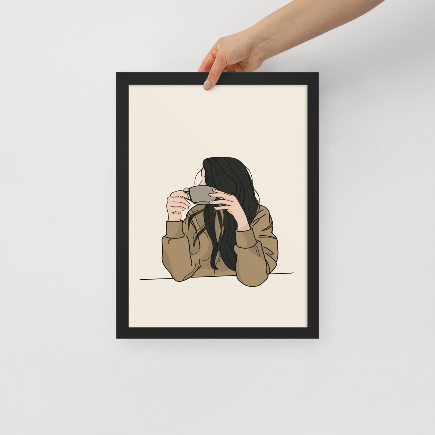 A Cup of Calm - Color Illustration