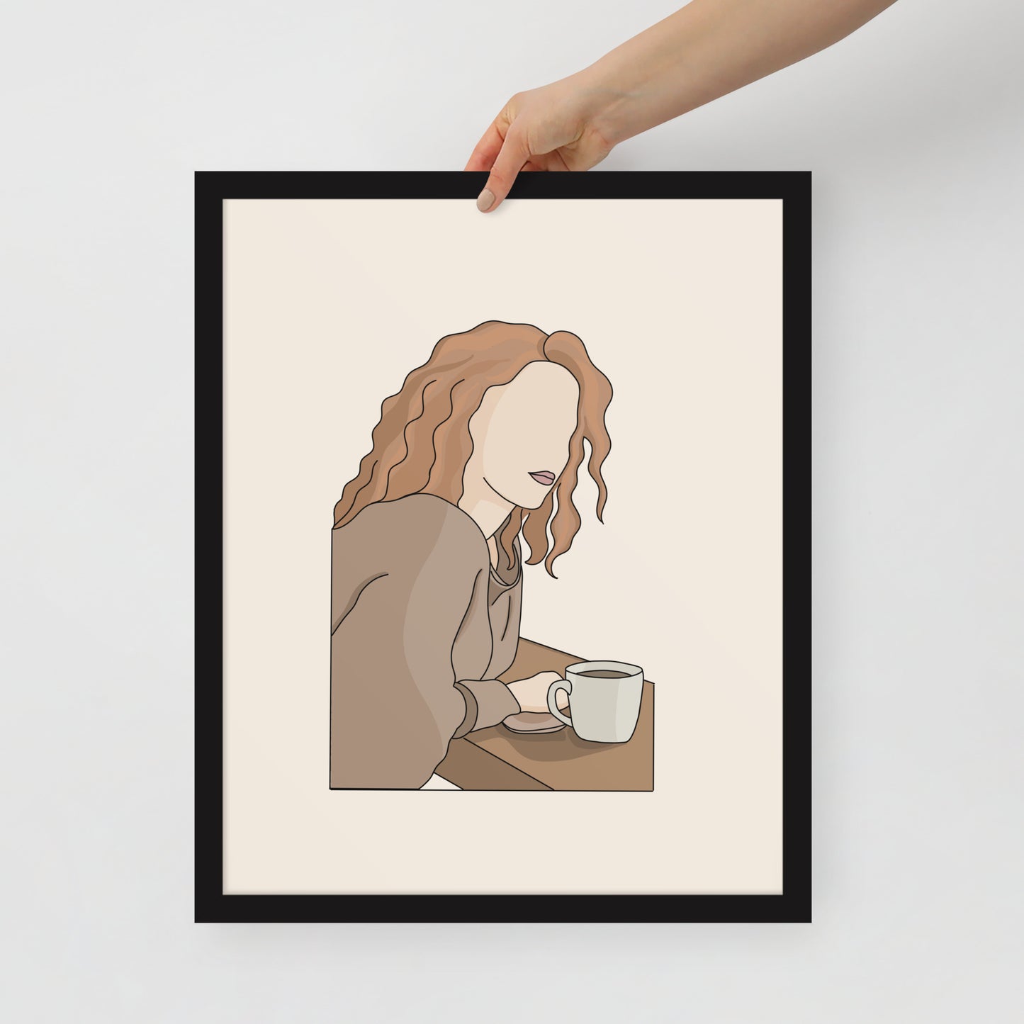 A Soft Pause-Color Illustration