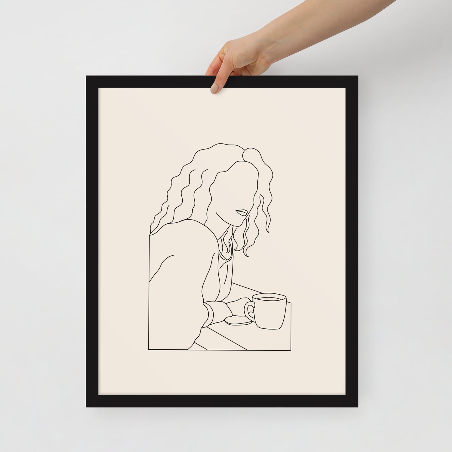 A Soft Pause - Line Art