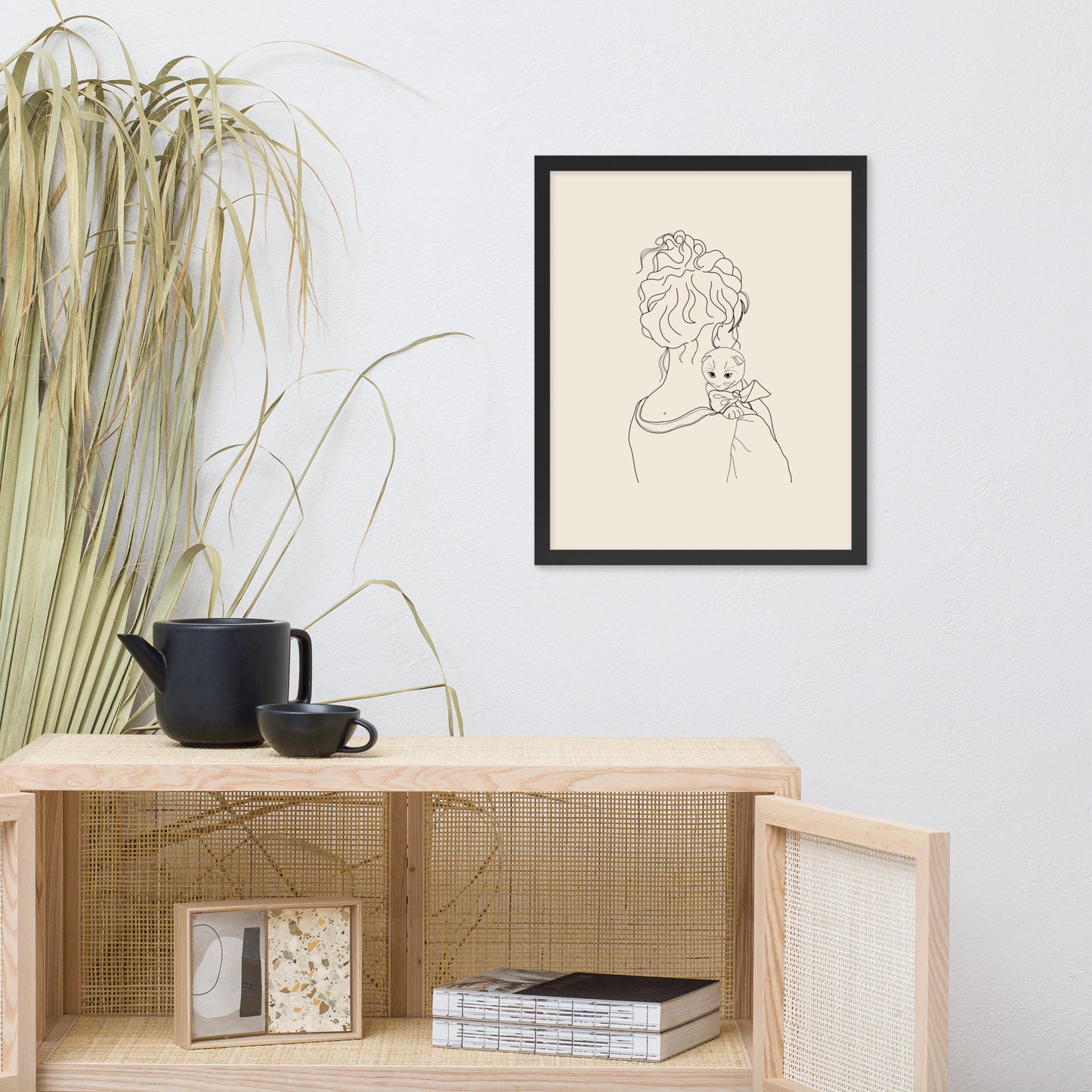 A Quiet Companion - Line Art