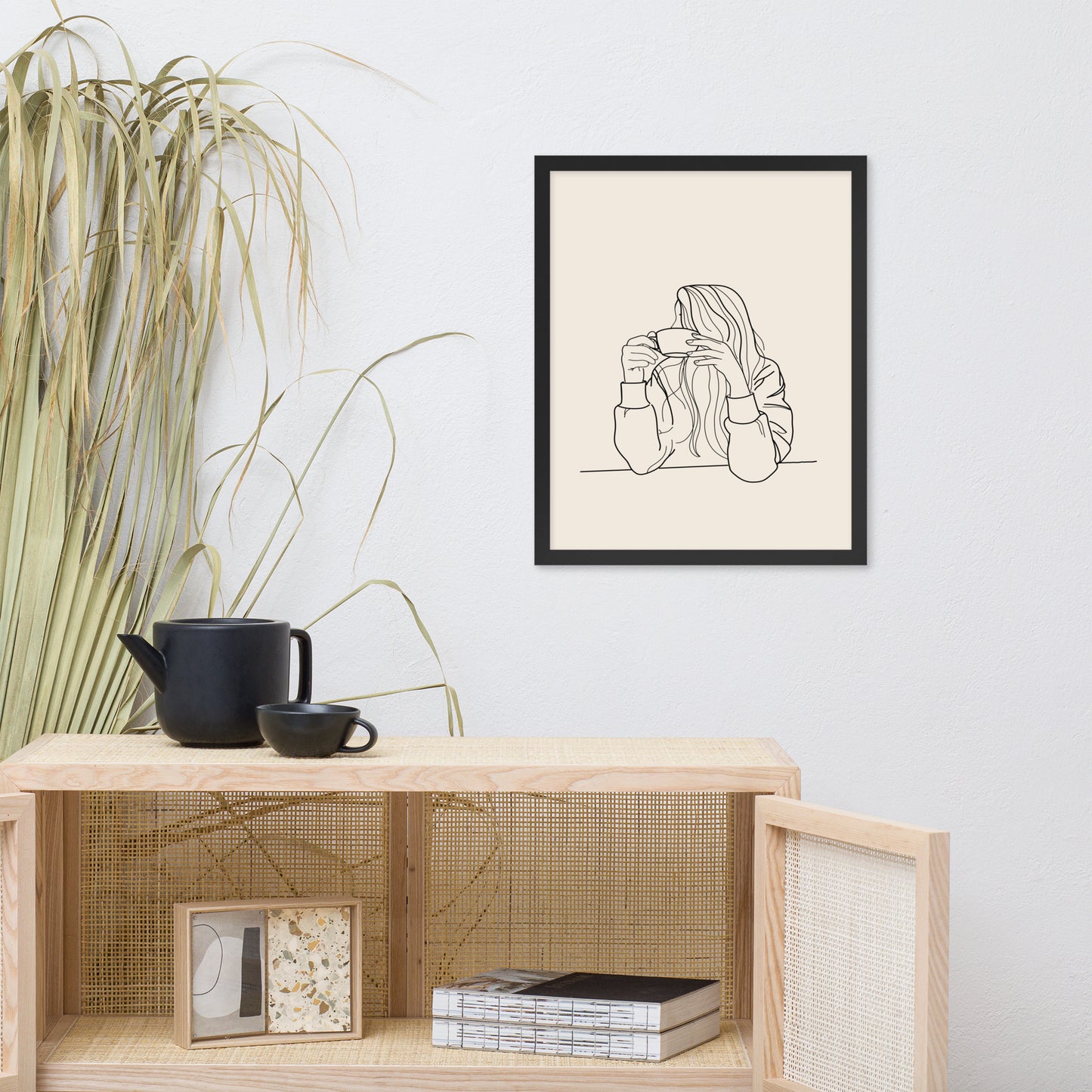 A Cup of Calm - Line Art