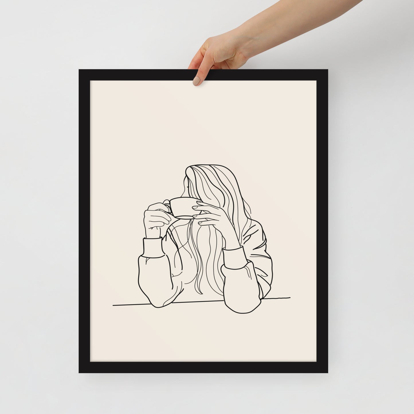 A Cup of Calm - Line Art