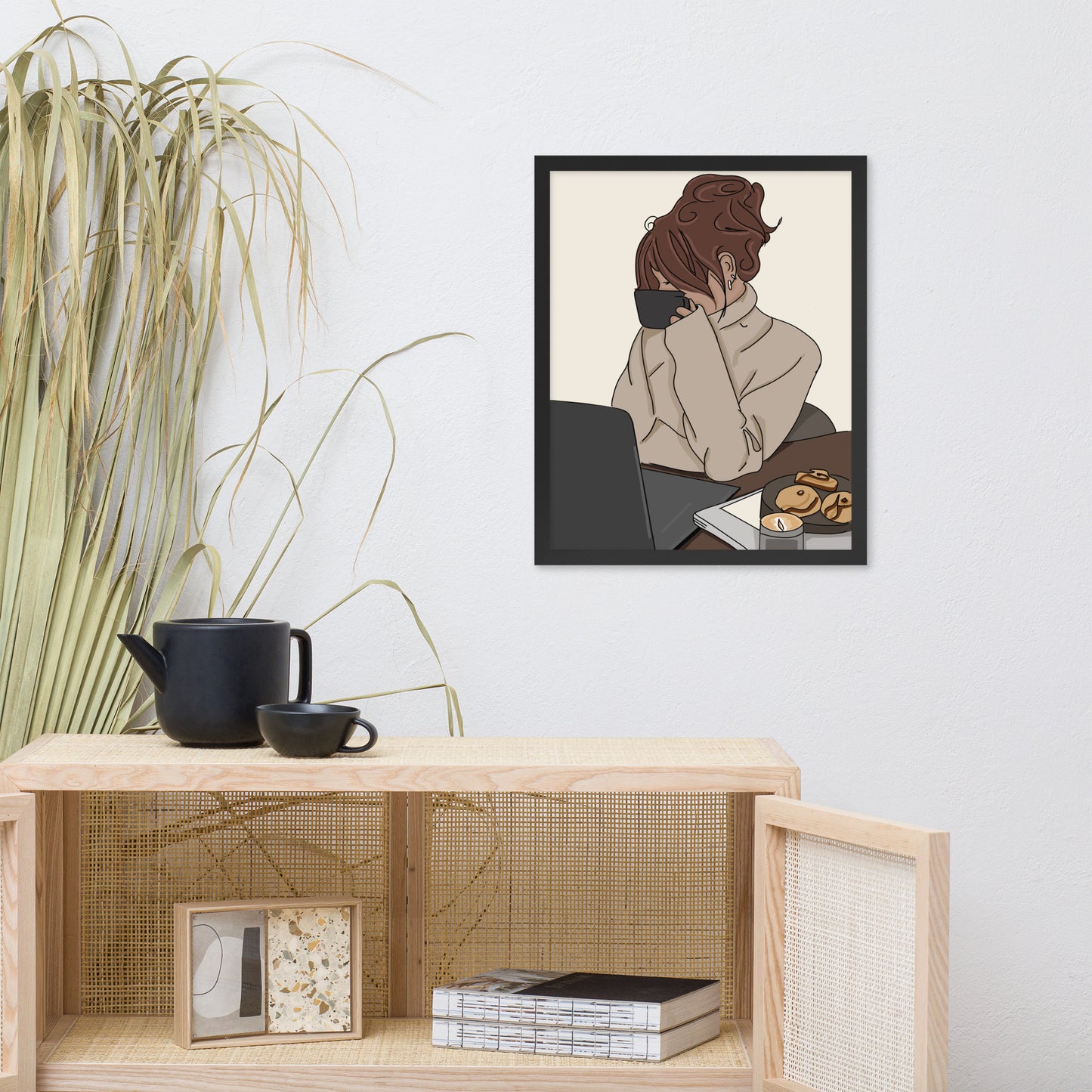 Slow Morning Ritual - Color Illustration
