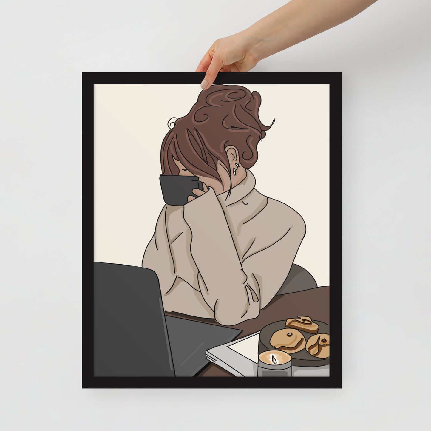 Slow Morning Ritual - Color Illustration