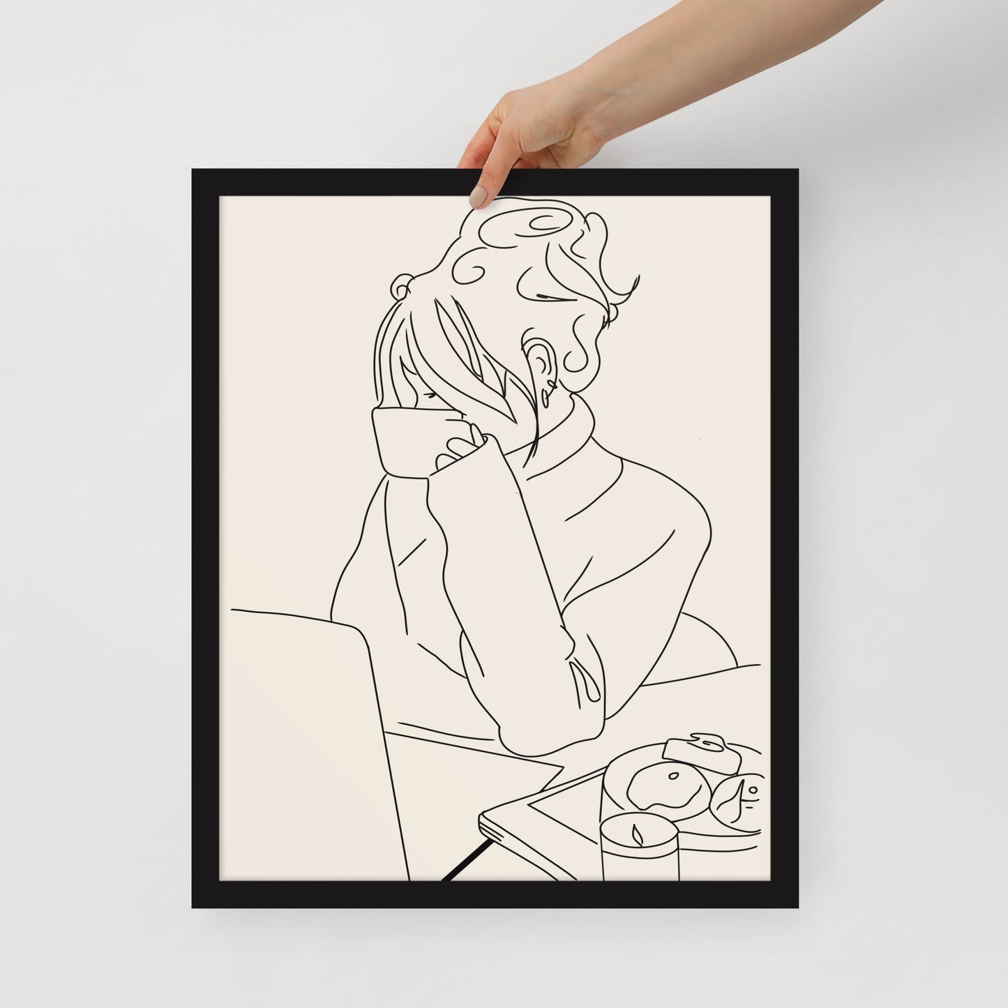 Slow Morning Ritual - Line Art