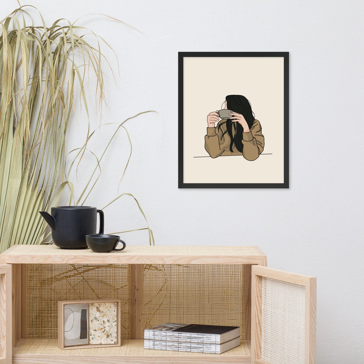 A Cup of Calm - Color Illustration