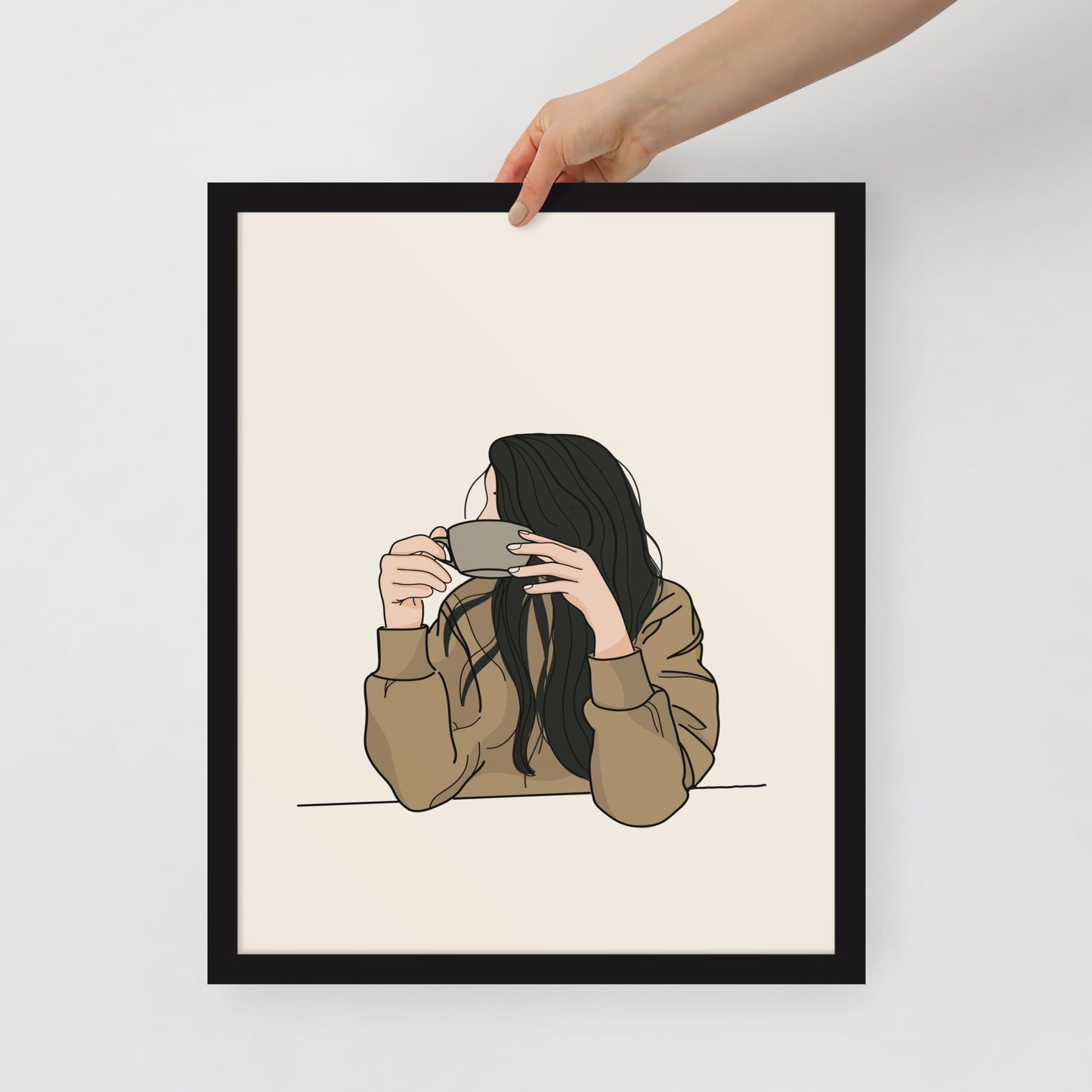 A Cup of Calm - Color Illustration