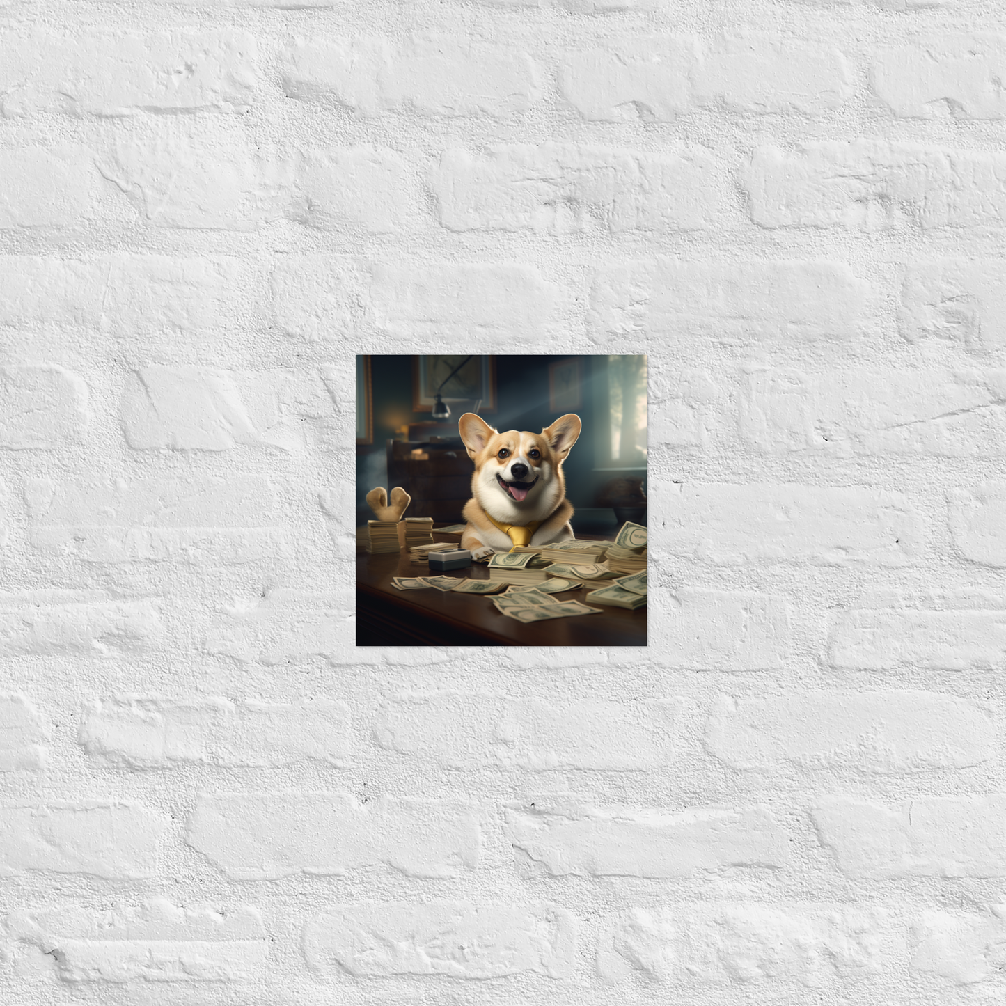 Pembroke Welsh Corgi Millionaire Poster