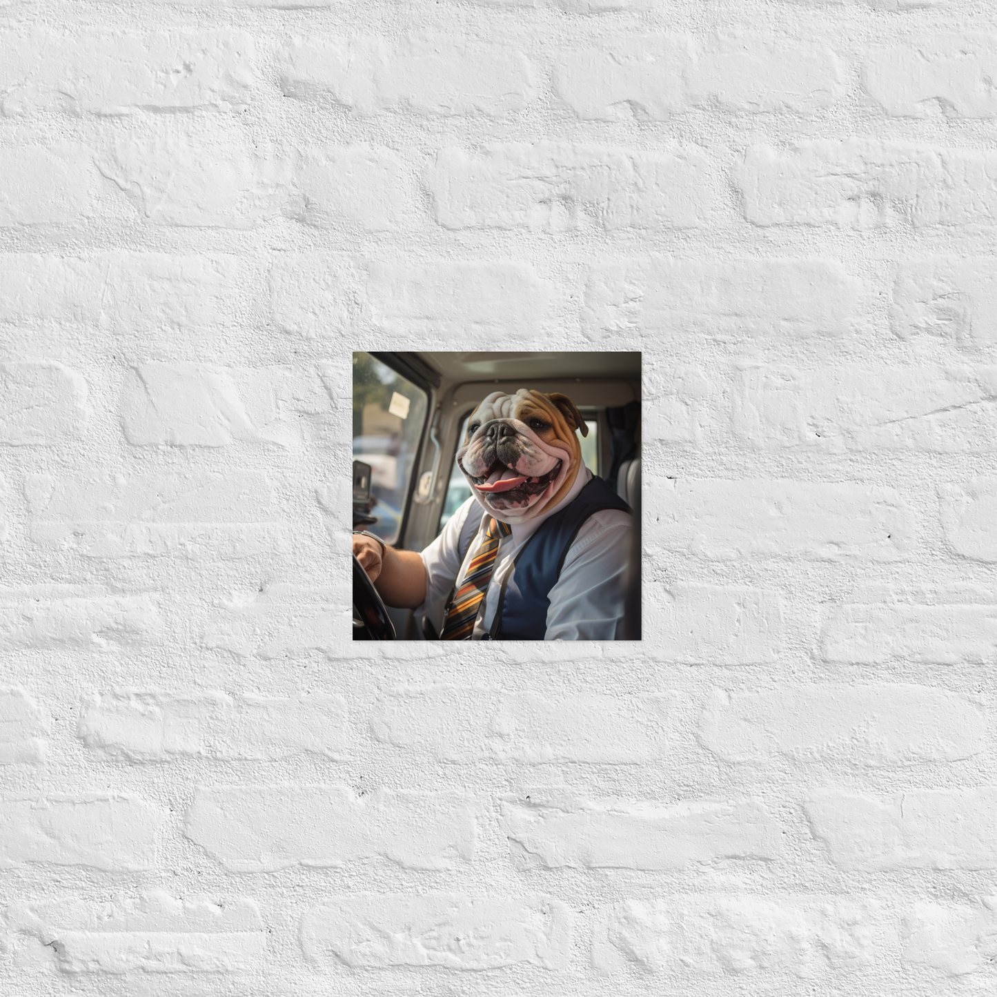 Bulldog Bus Driver Poster