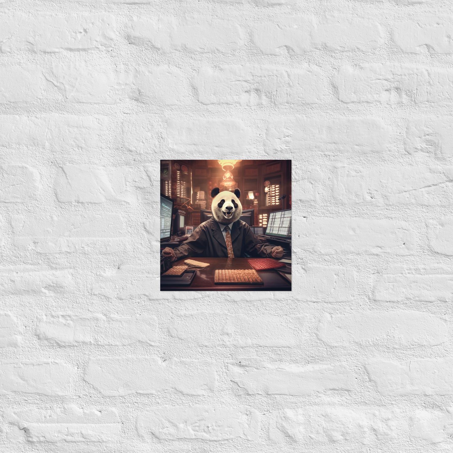 Panda Stock Trader Poster