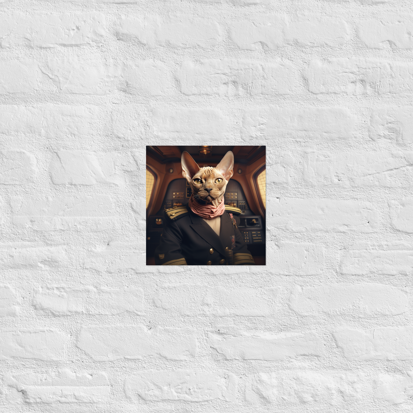 Sphynx Airline Pilot Poster