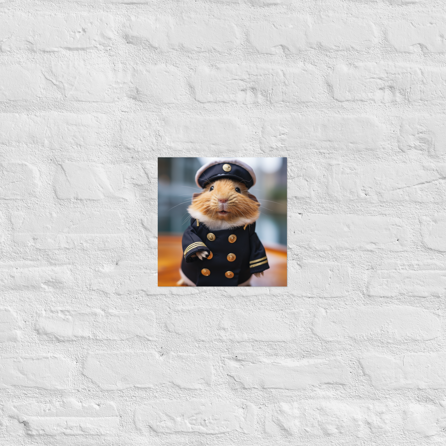 Guinea Pigs Airline Pilot Poster